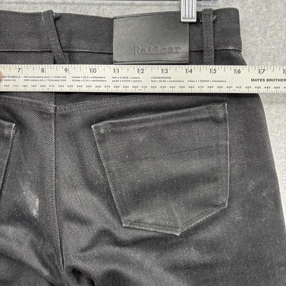 Railcar Fine Goods Jeans Mens 32 Black Selvedge Button Fly 5-Pocket Made in USA - Picture 8 of 11